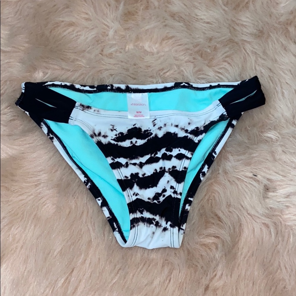 Marble bathing suit bottoms